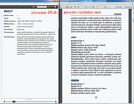 Porovnání formátu PDF a EPUB